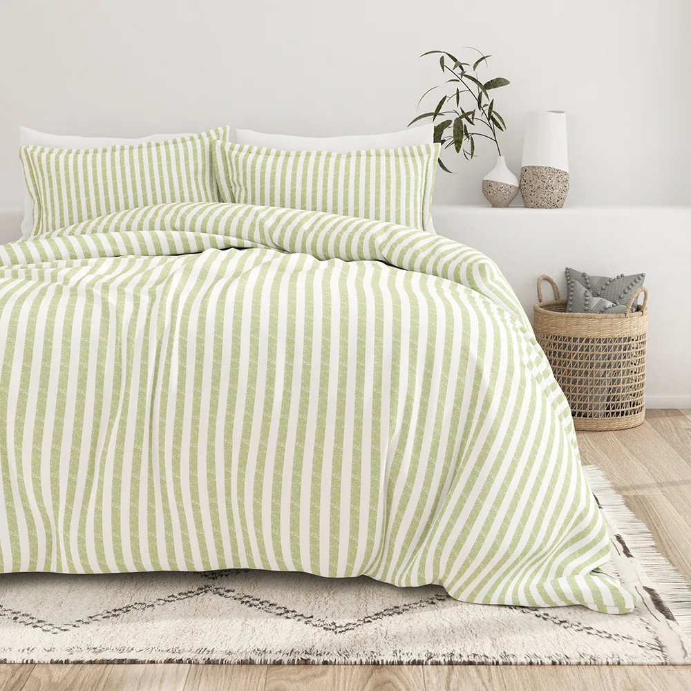 Rugged Stripes Pattern Duvet Cover Set