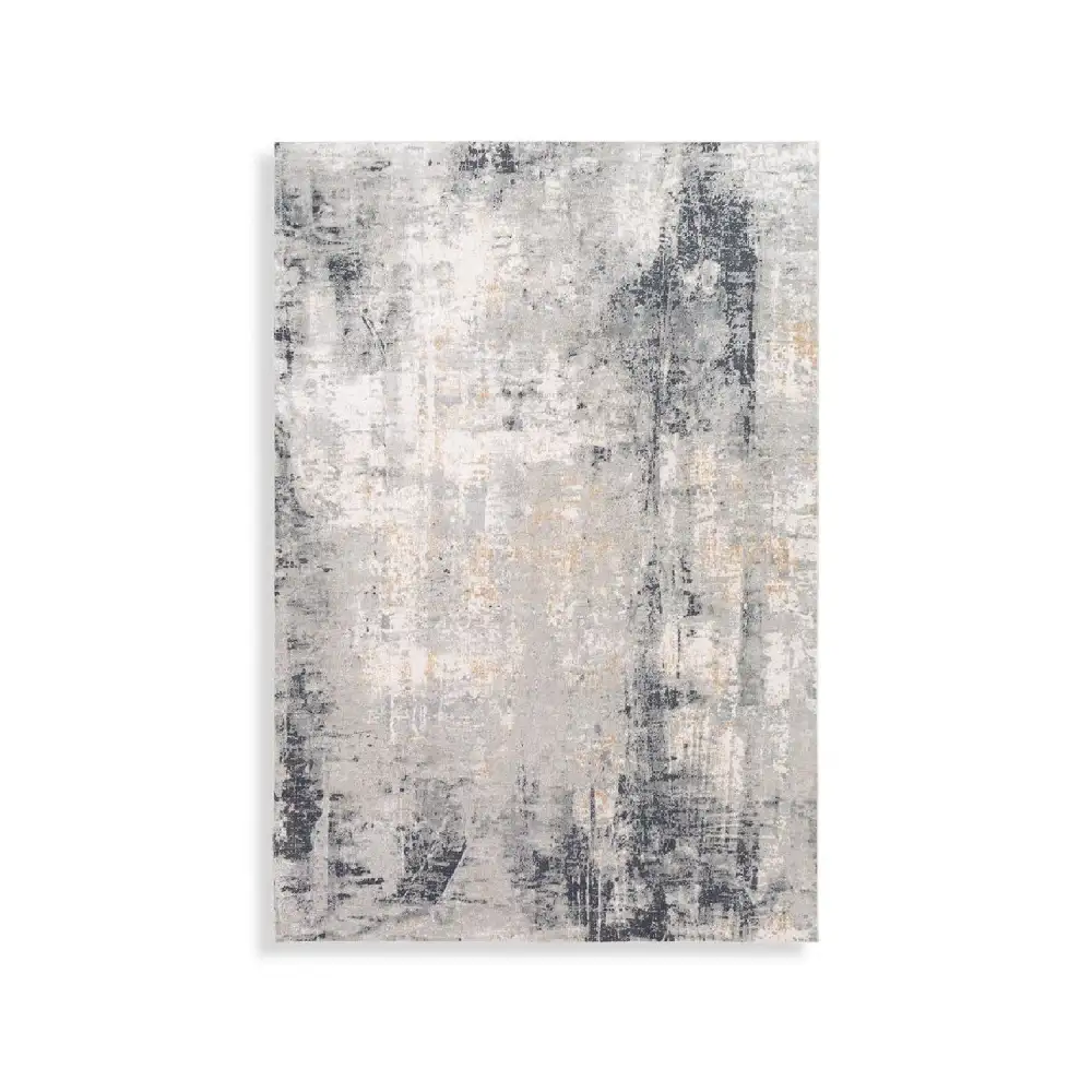 Abstract Design Viscose Rug