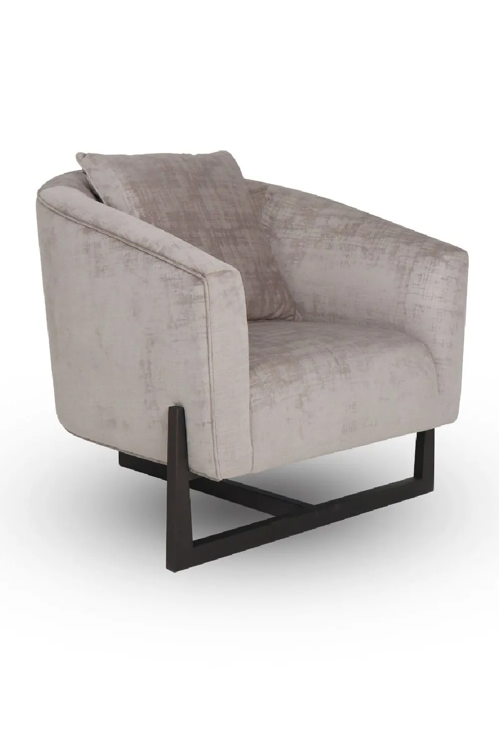 Curved Accent Chair