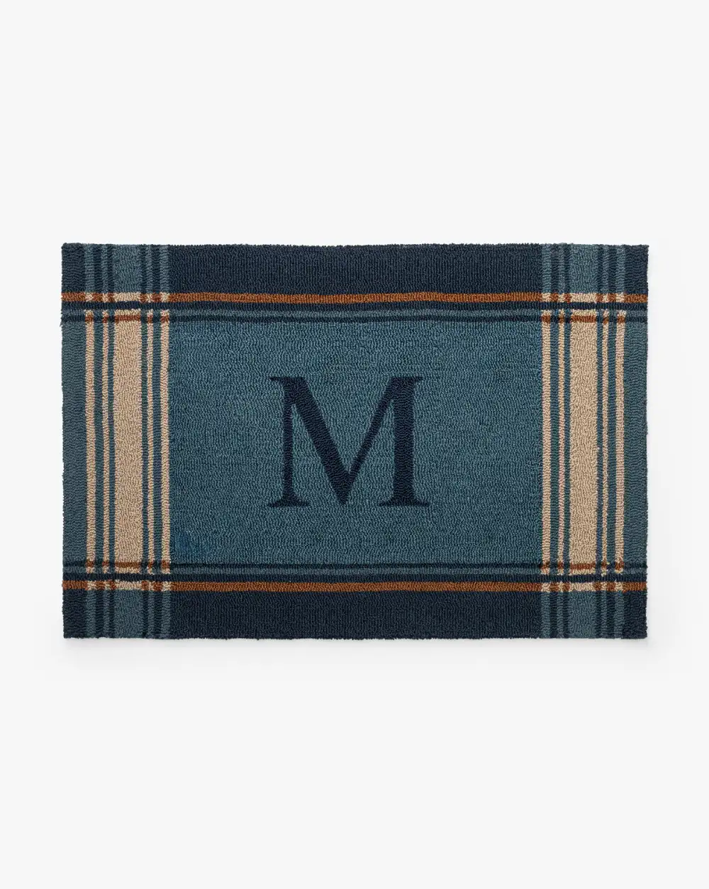 Personalized Plaid Doormat