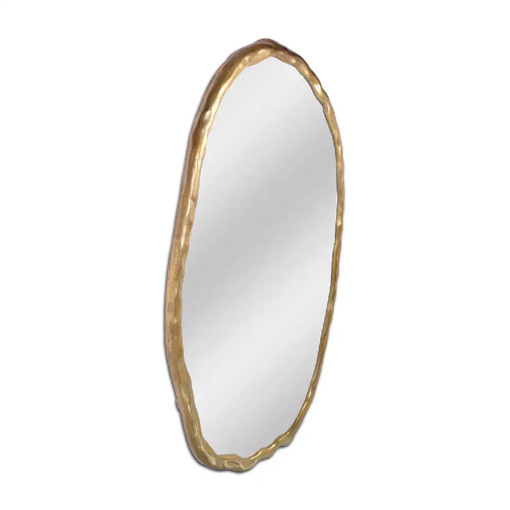 Aluminum-Framed Organic Mirror
