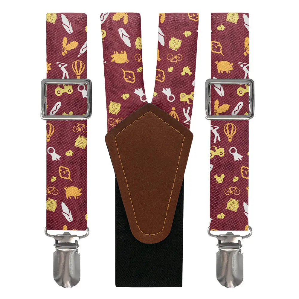 Folk Emblem Suspenders