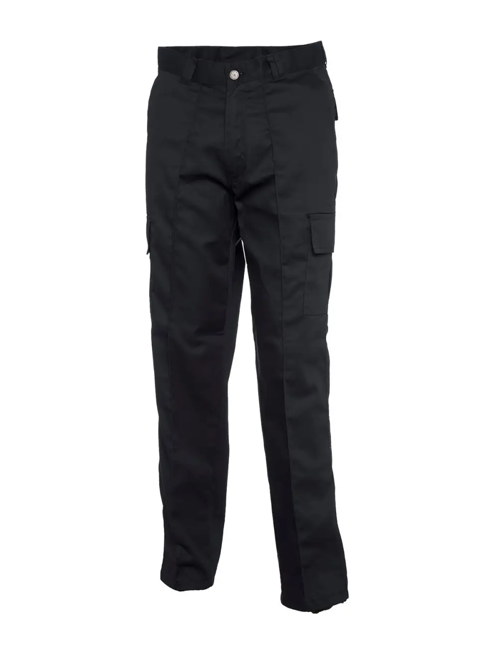 Unisex Workwear Flat Front Cargo Trousers