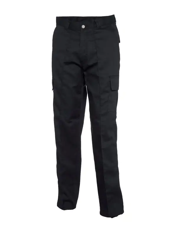 Unisex Workwear Flat Front Cargo Trousers