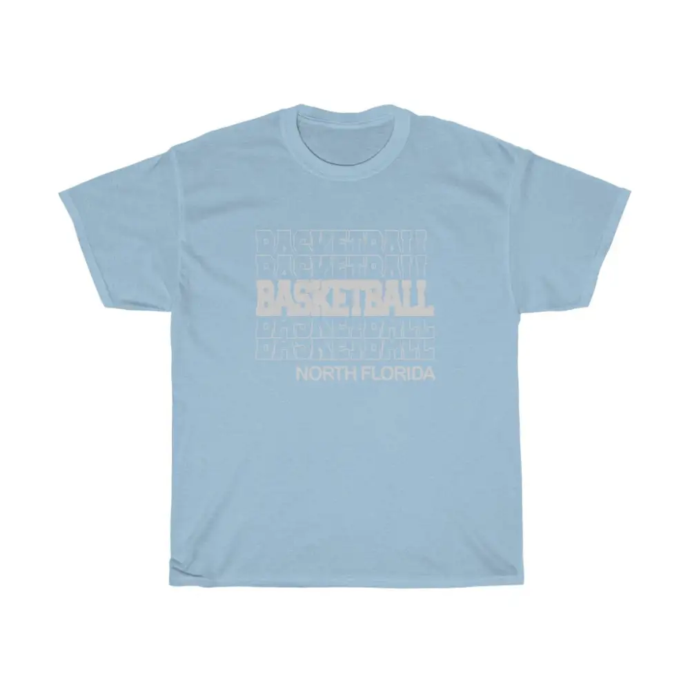 Basketball North Florida in Modern Stacked Lettering