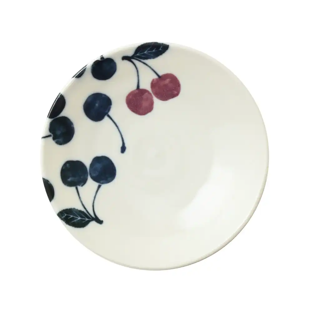 Keiryo Cherry Plate for Everyday Dining