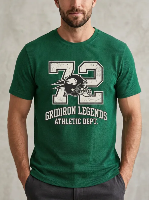 Men's Vintage Gridiron Helmet T-Shirt