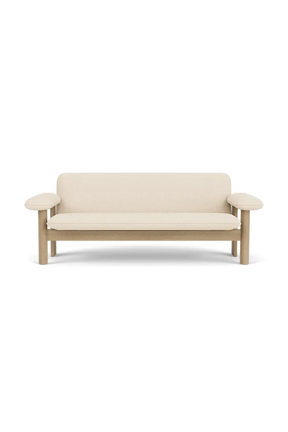 Textured Upholstered Sofa