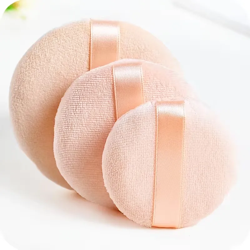 3-Size Round Makeup Sponge Set