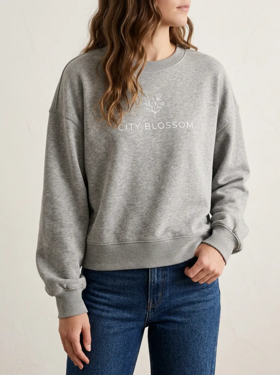 Women's Urban Blossom Printed Sweatshirt