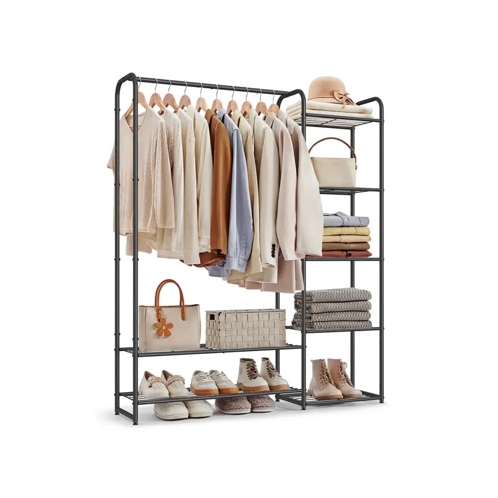 Slim Open Wardrobe Clothes Rack