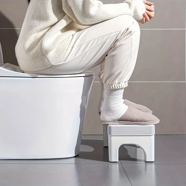 Curved Design Toilet Stool