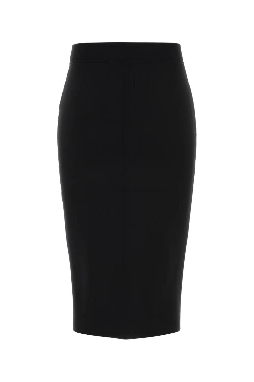 Viscose-Blend Viscose Stretch Skirt