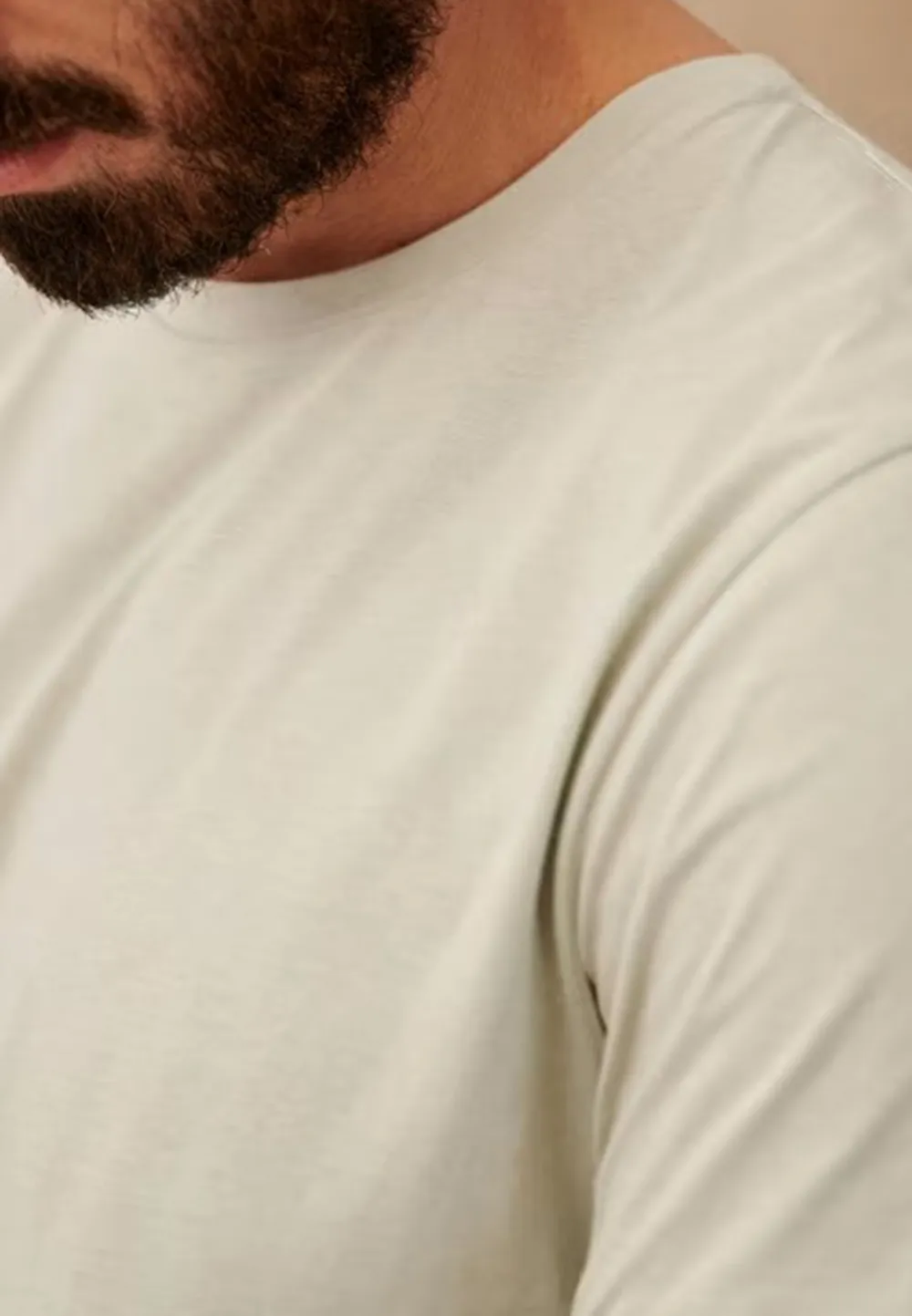Light Green Classic Crew Neck Cotton T-Shirt