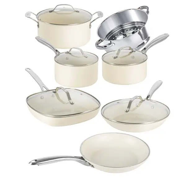 Mixed Finish Cookware Set