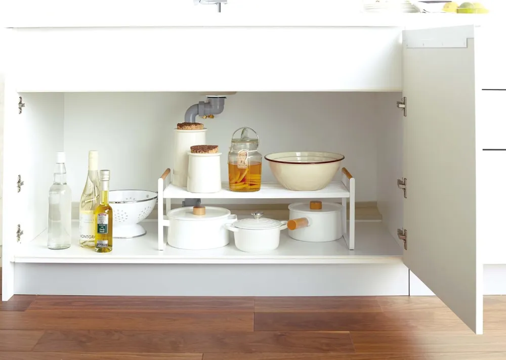 White Countertop Display Riser