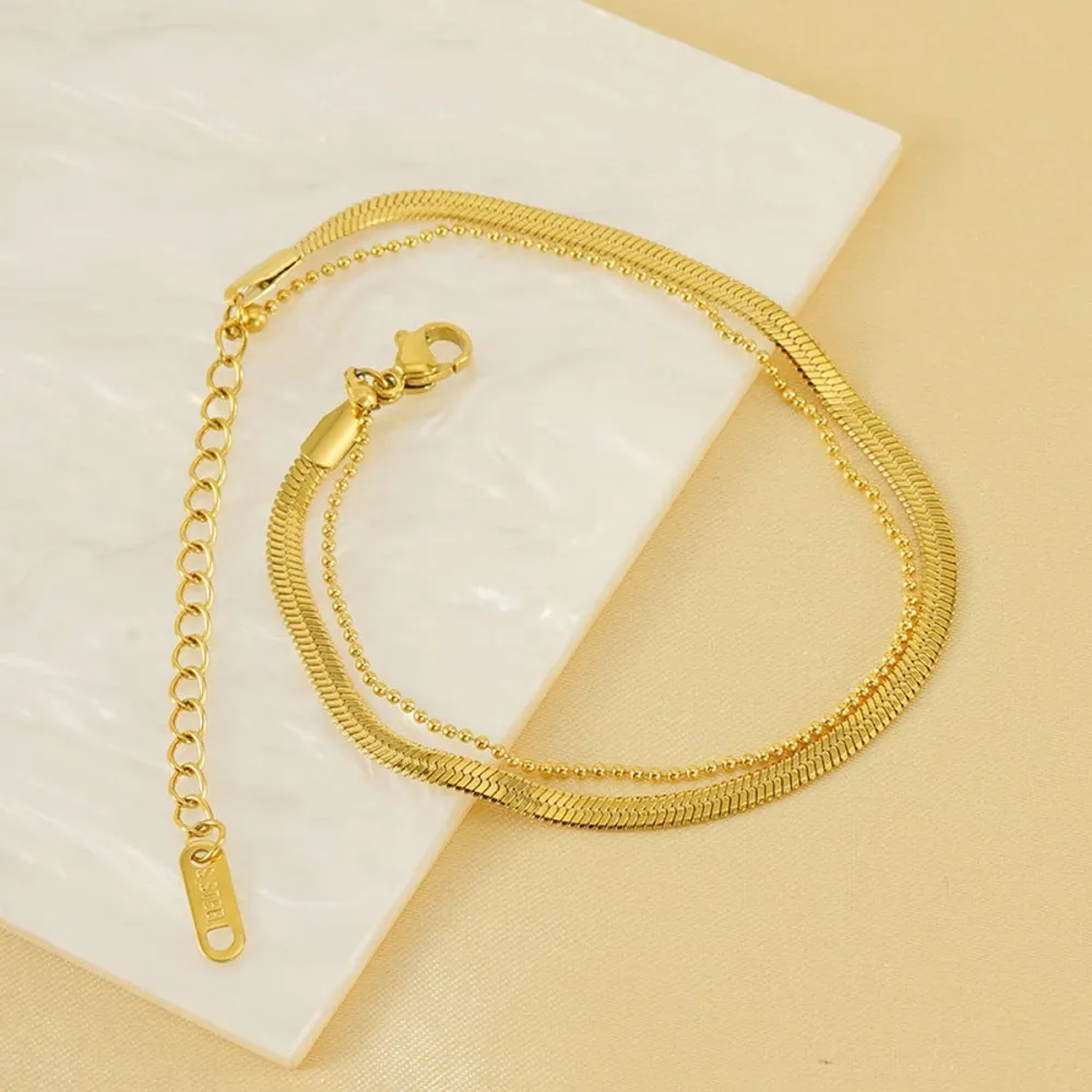 Soft Beaded Charm Bracelet