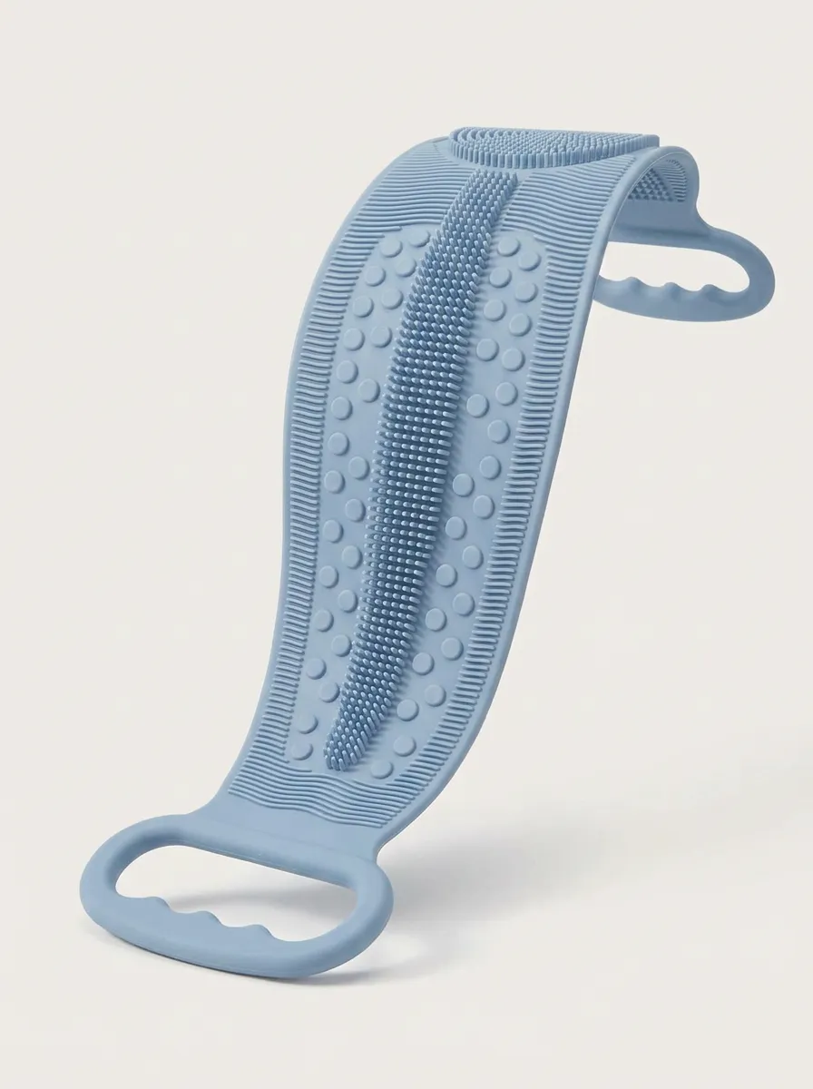 Silicone Textured Back Scrubber Bath Strap