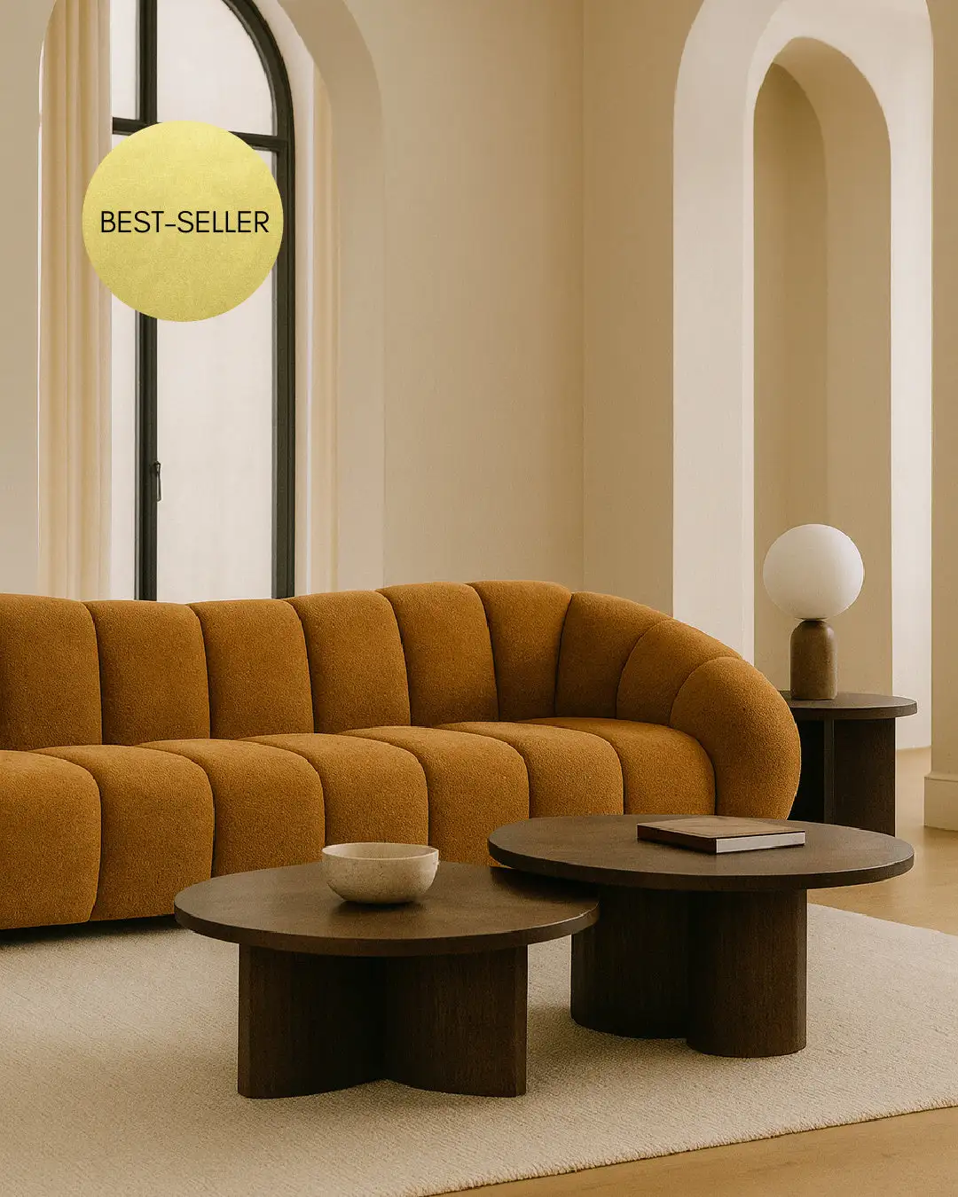 Contemporary Upholstered Sofa