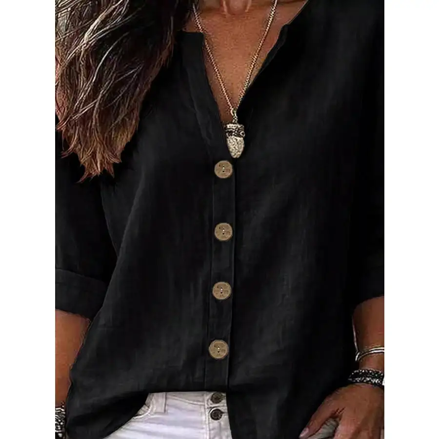 Soft Button Up Long Sleeve Shirt