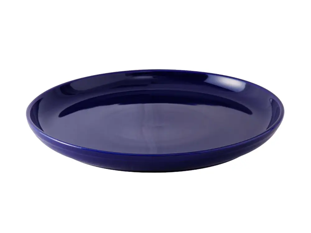 Decorated Pizza And Serving Plate