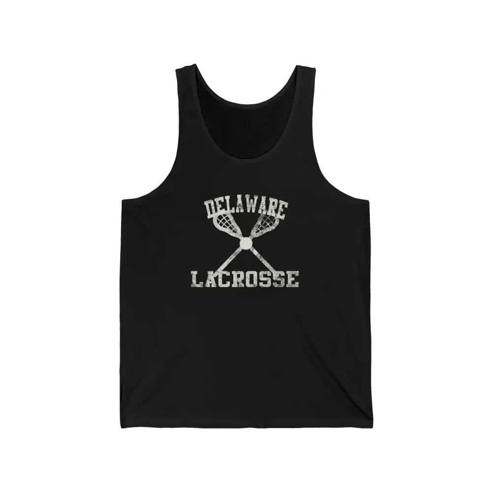 Classic Lacrosse Letter Tank Top