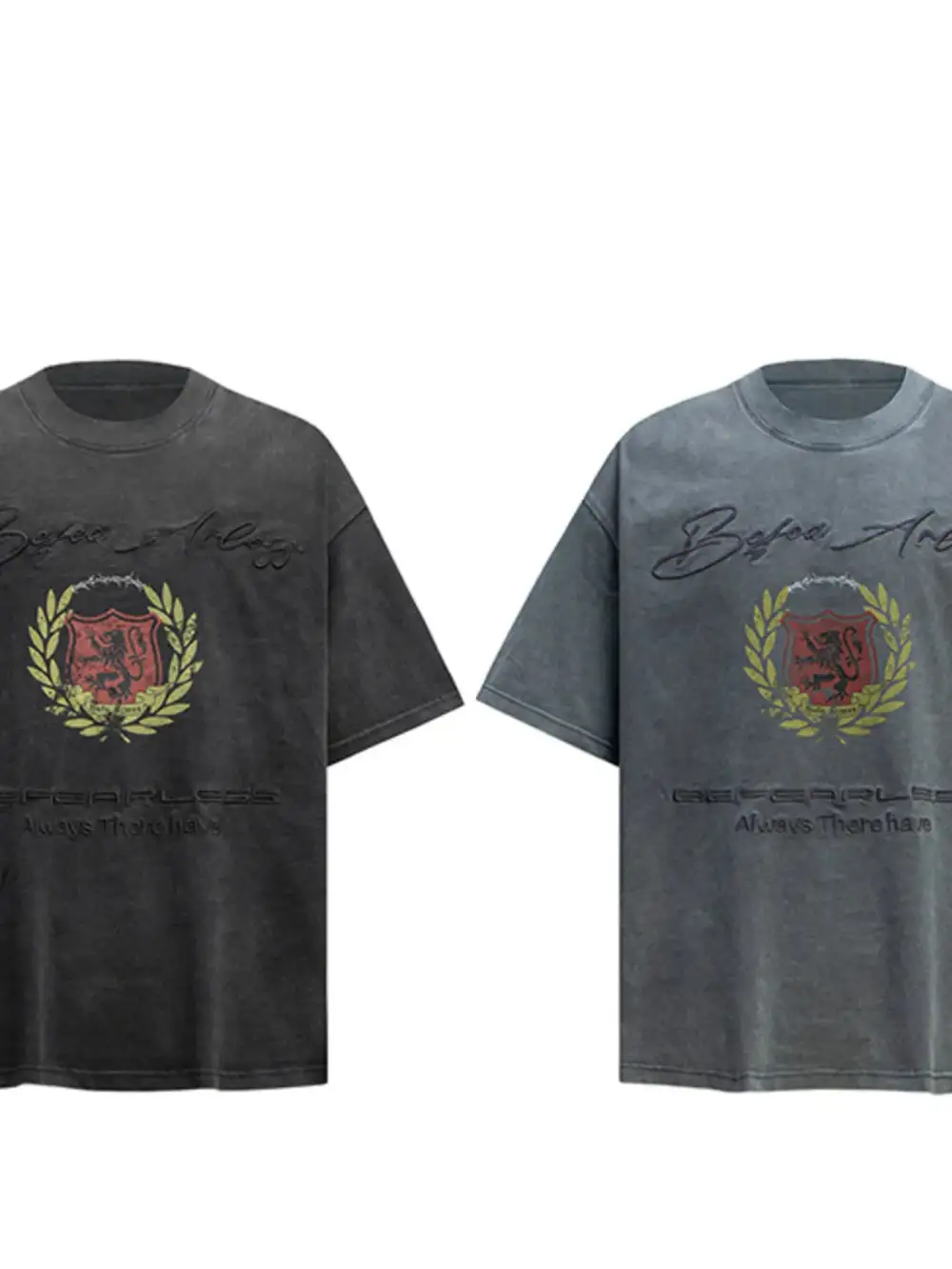 Roomy Graphic Crew Neck Short Sleeve Tee