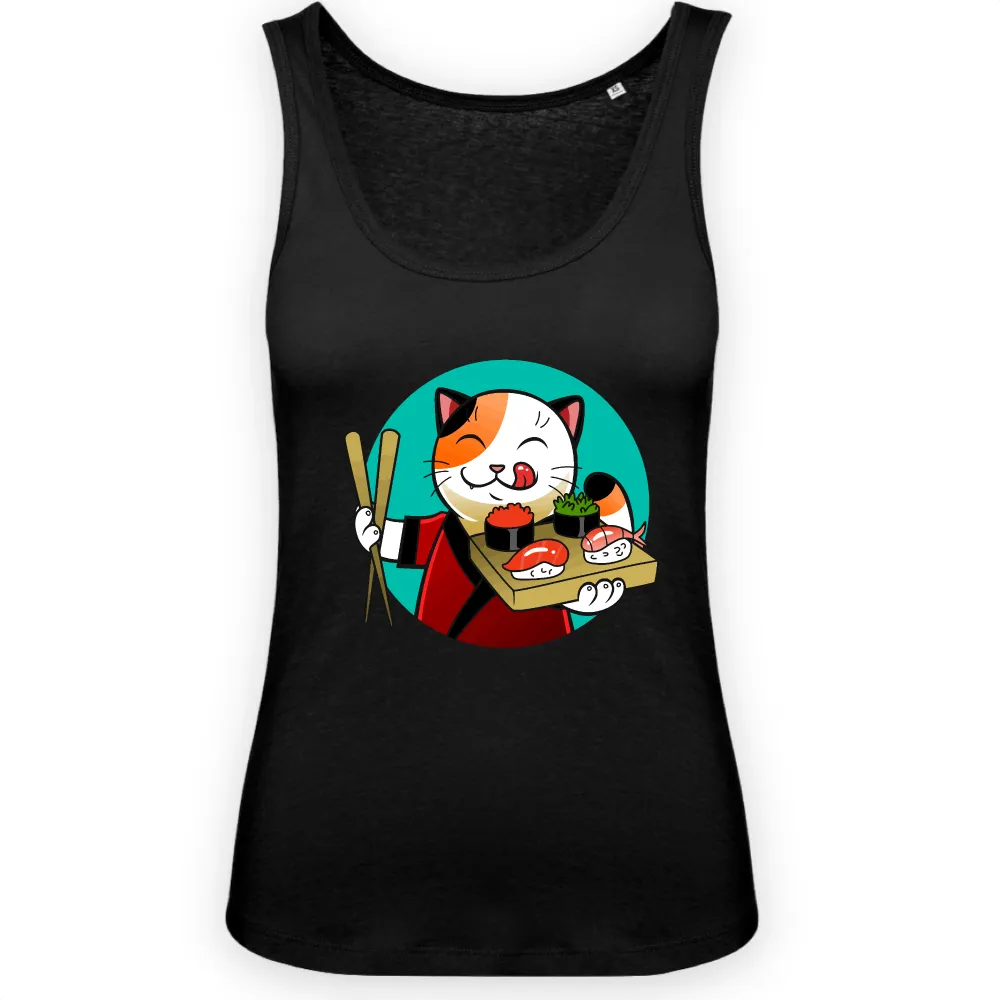 Sushi Cat Graphic Tank