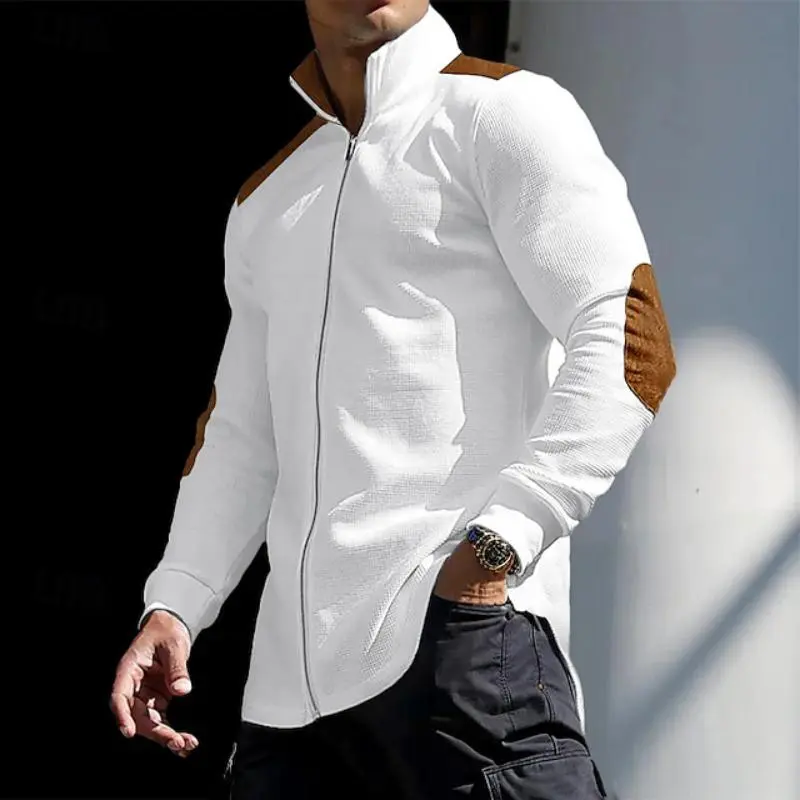 Relaxed Button Zip Shirt