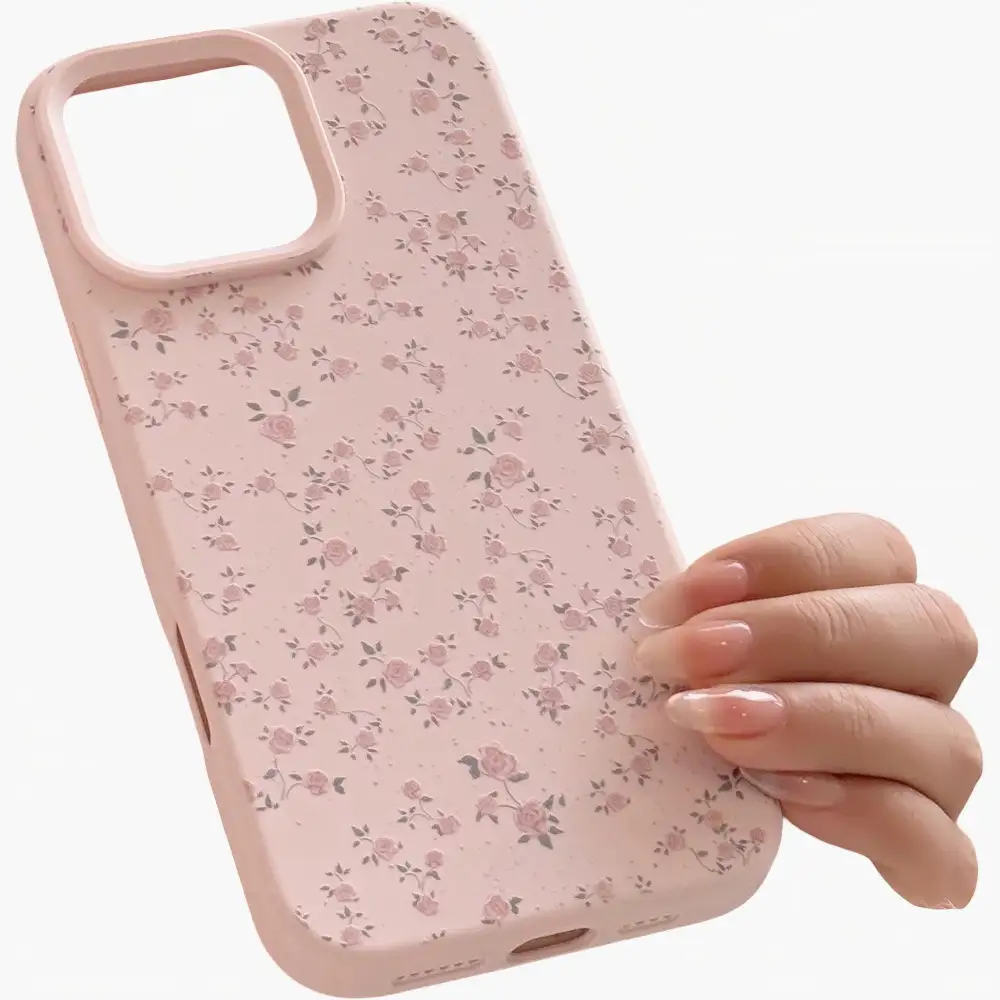 Floral Cat Matte Phone Case