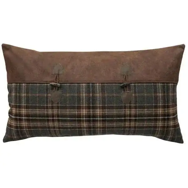Plaid Pine Motif Duvet Set