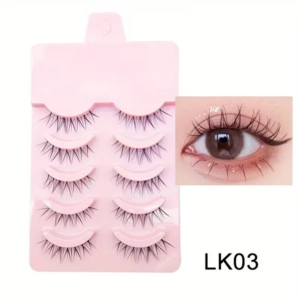 Natural Look Fluffy False Lashes