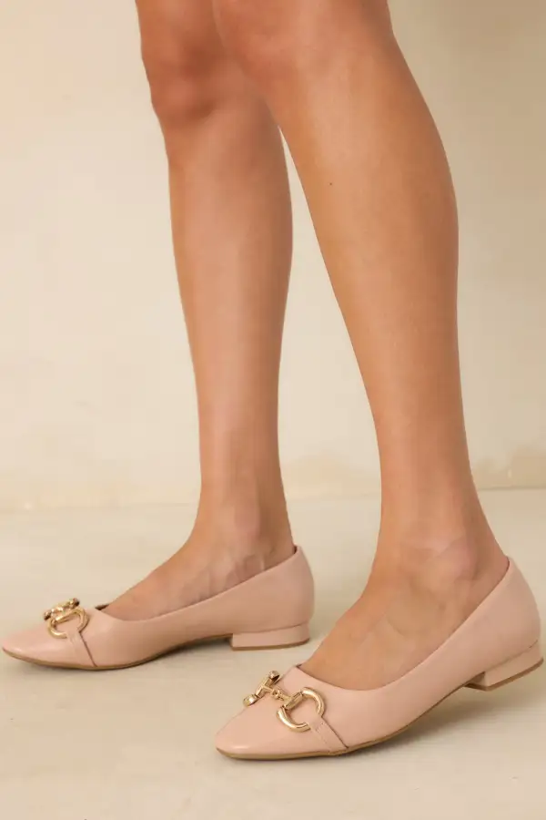 Pink Leather High Sandals