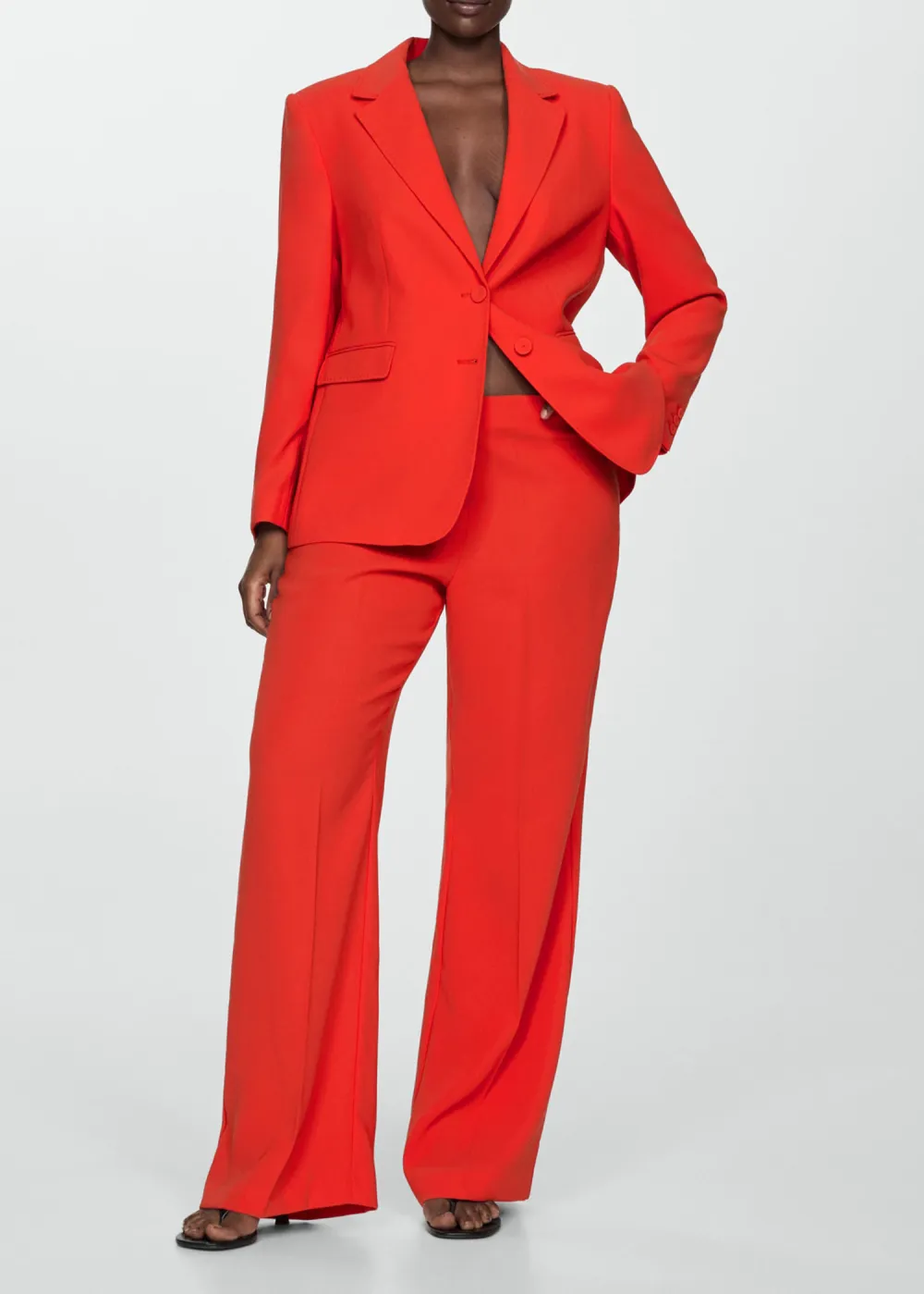 Wideleg Pants With Belt