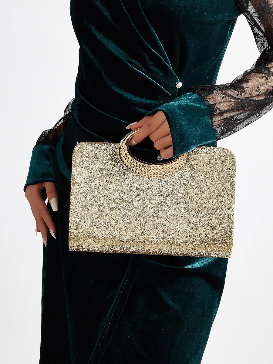 Luna Retro Large Round Ring Handbag