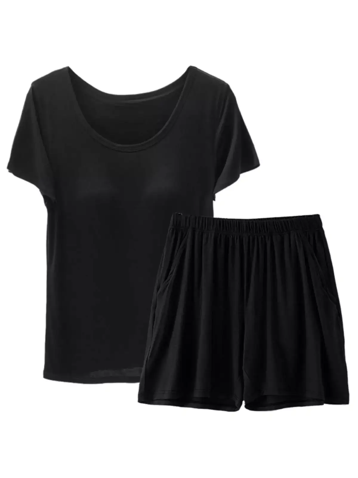 Relaxed Refined Pocketed Shirt and Shorts Matching Set