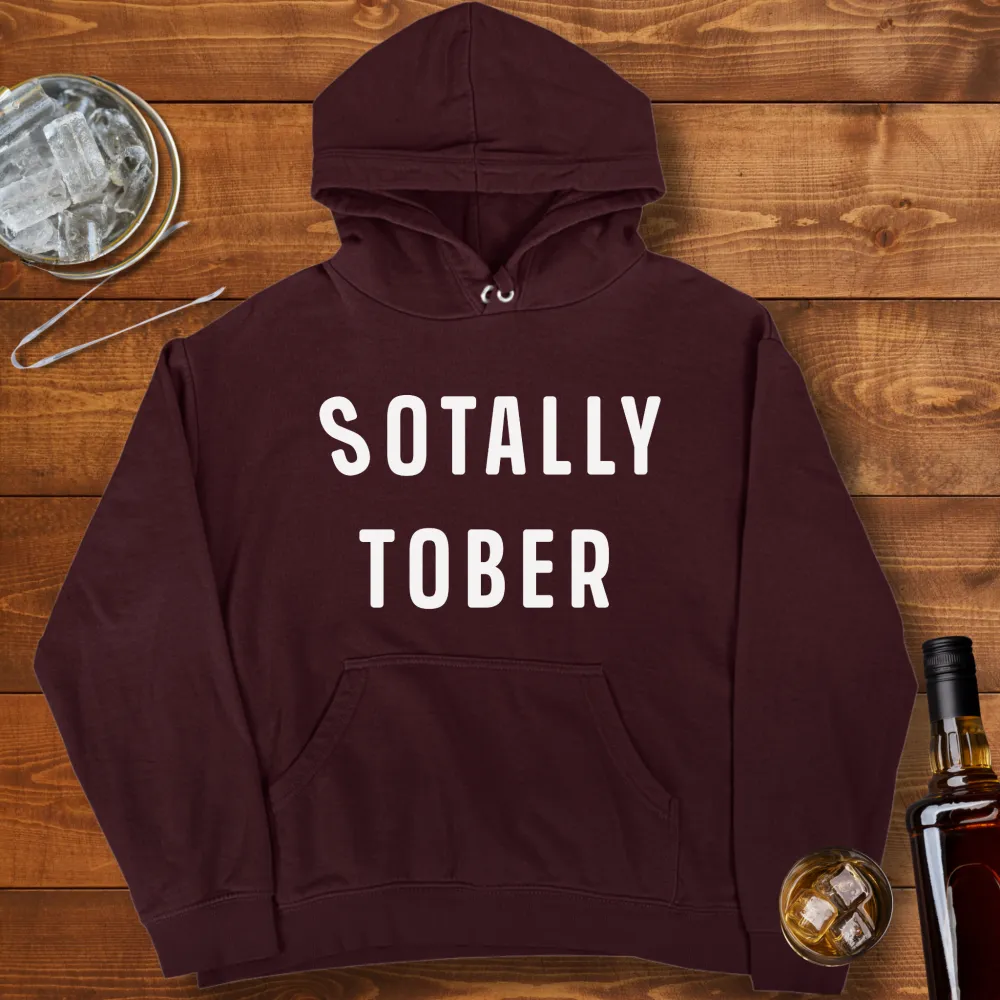 Slightly Tipsy, Totally Sober Hoodie