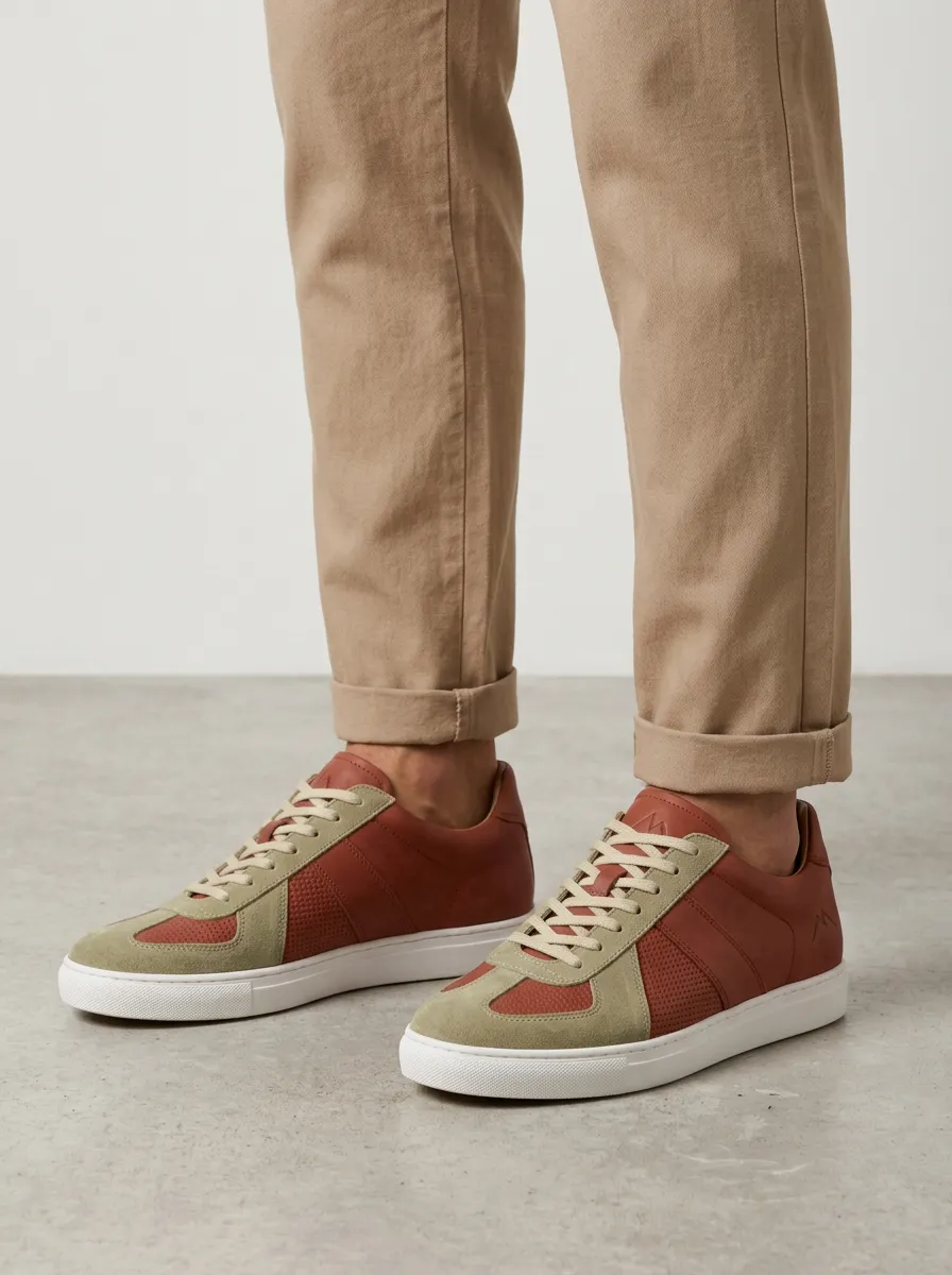 Men's Minimalist Suede Perforated Casual Shoes