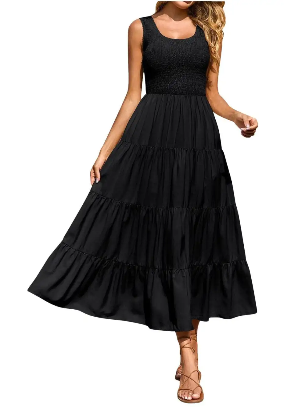 Classic Tiered Casual Dress