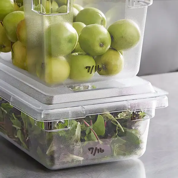 Low-Profile Polycarbonate Food Storage Box