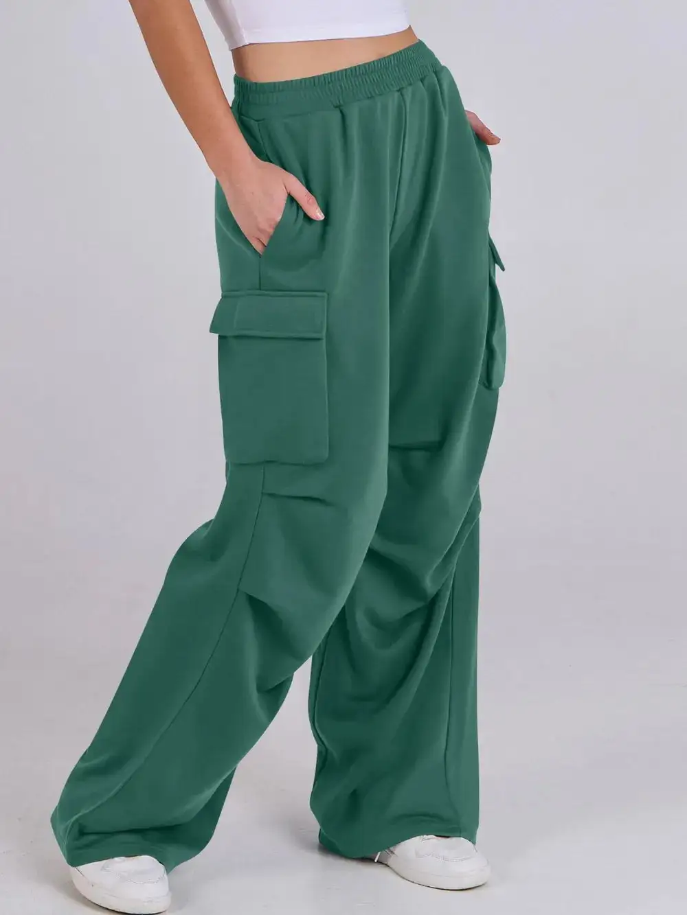 High Waist Wide Leg Pants