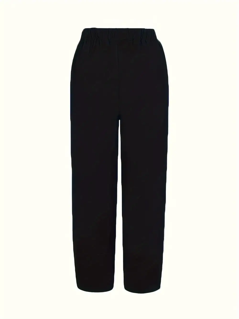 Elastic Waist Pants with Pockets