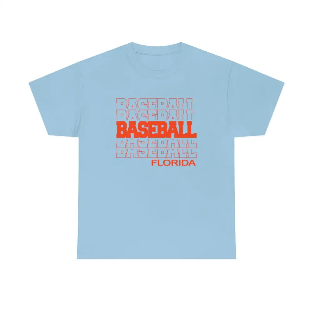 Baseball Florida in Modern Stacked Lettering