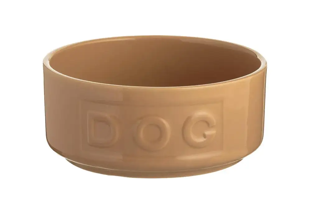 Cane Lettered Pet Feeding Bowl