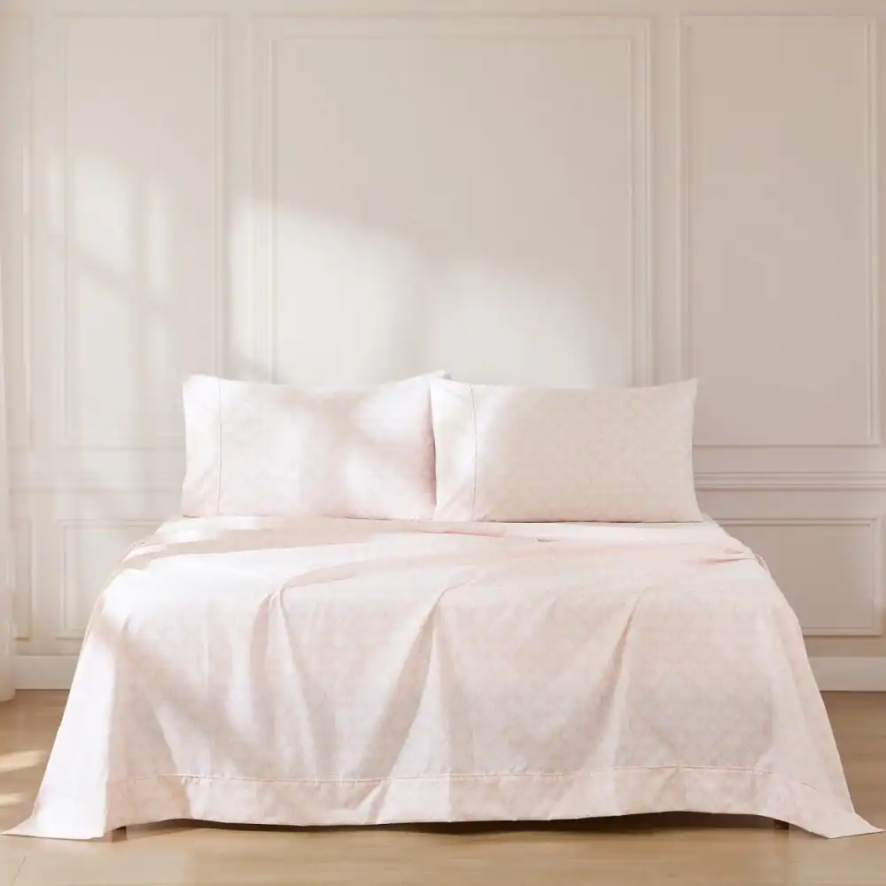 Damask Sheet Bedding Set