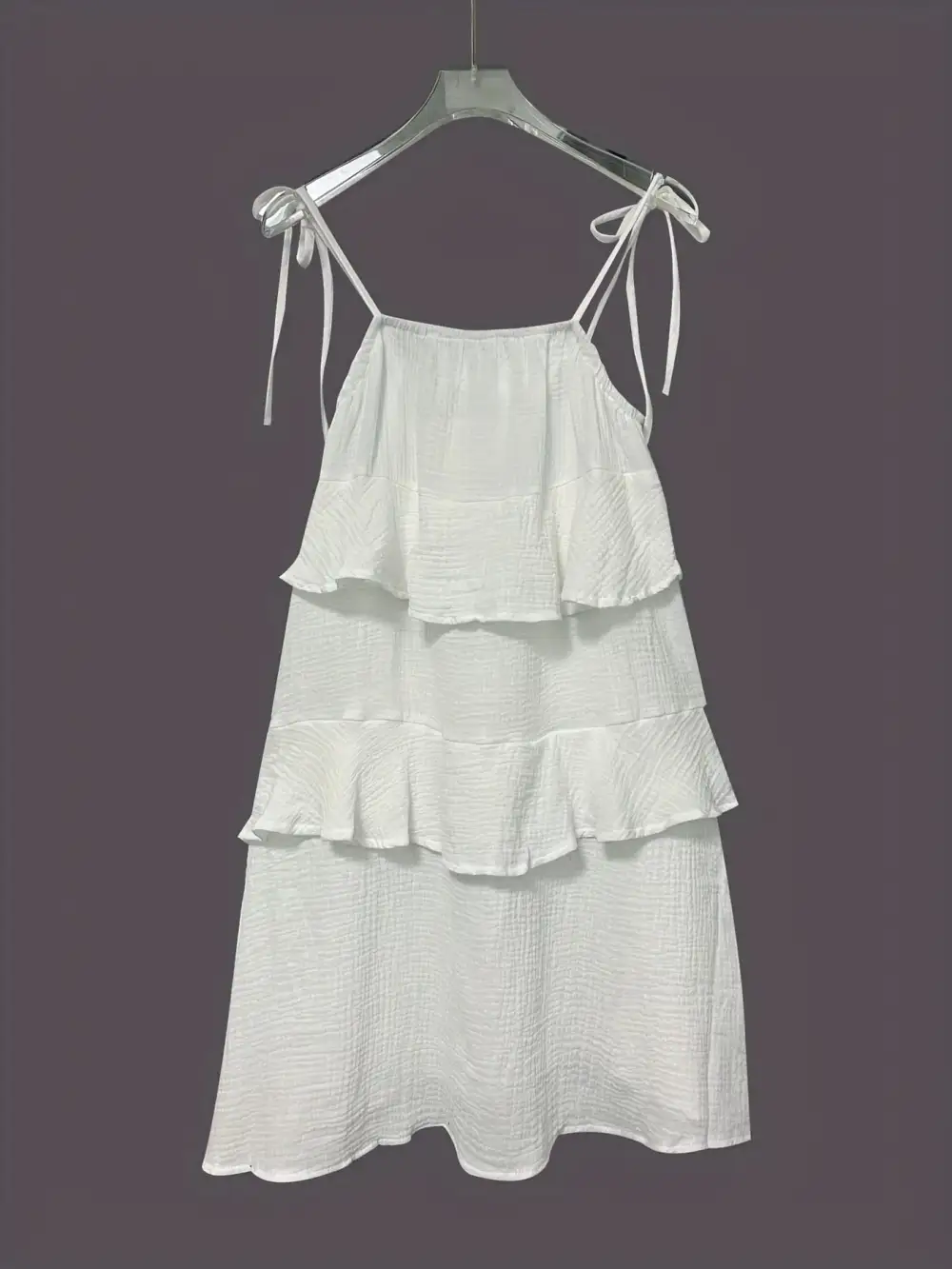 Drape Smooth Lightweight Feel Mini Dress