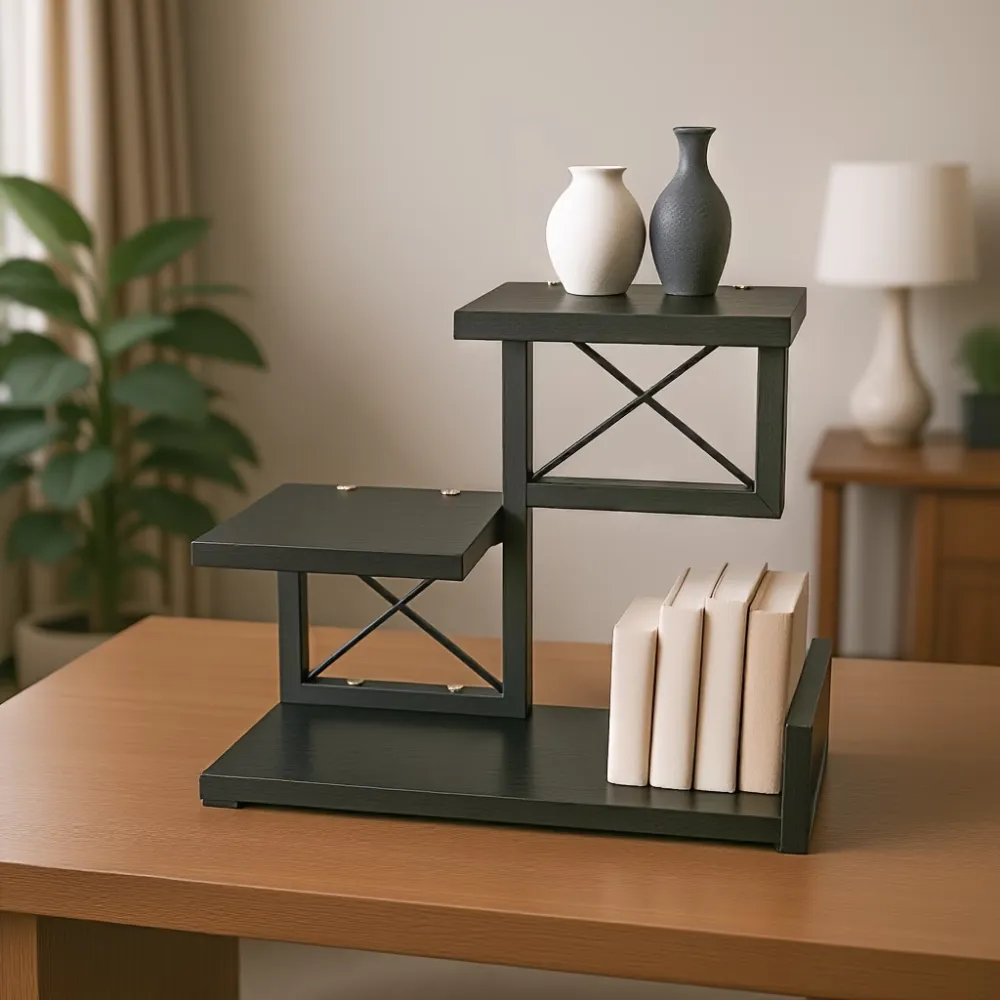 Multi-Level Desk Storage Rack