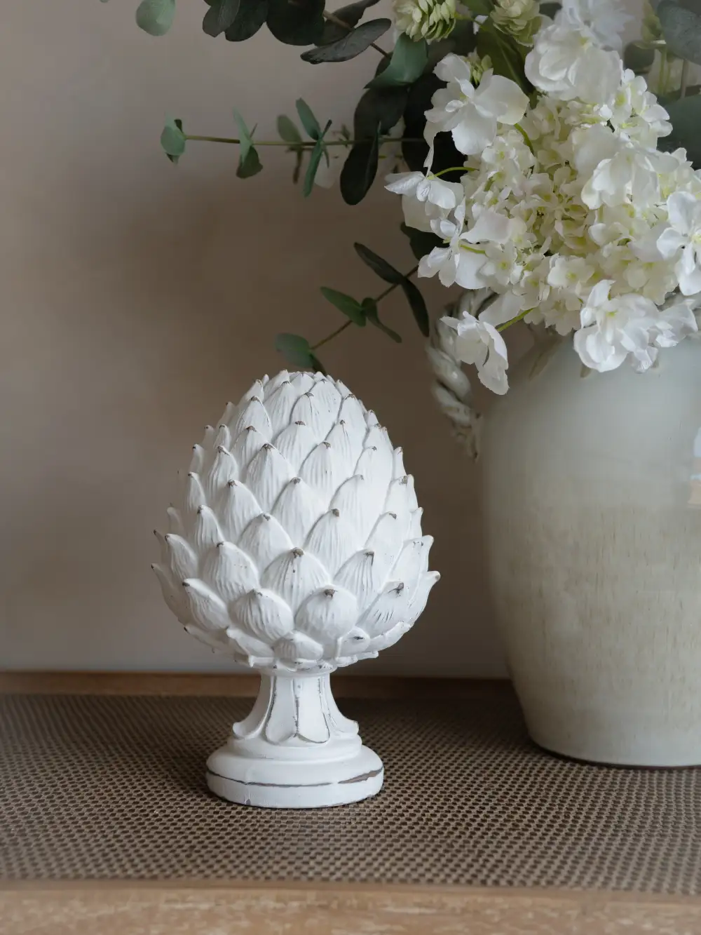 Rustic Artichoke Decorative Ornament