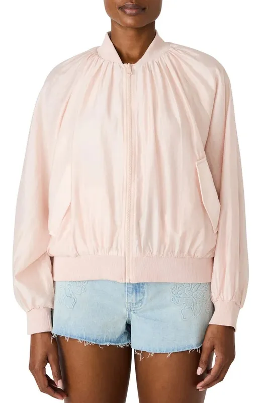 Pink Stretch Blend Coat