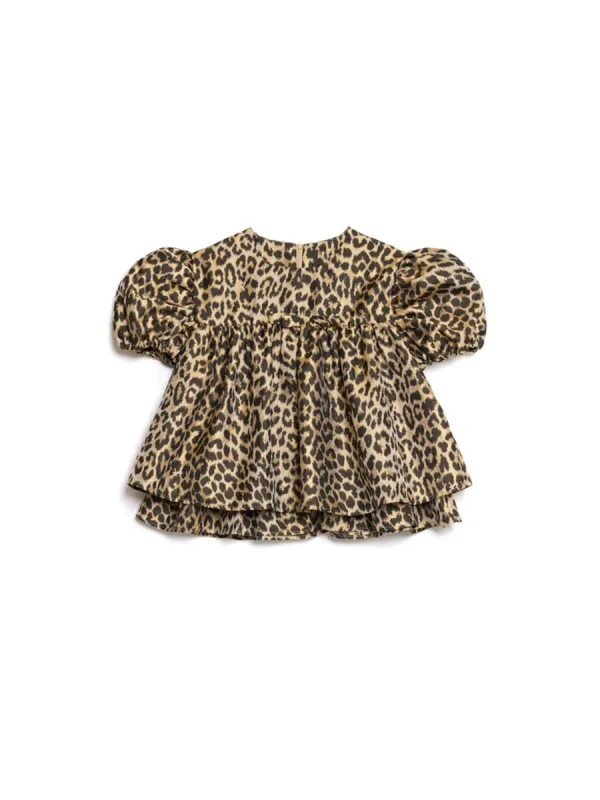 Leopard Jacquard Top